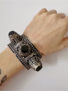 Boho bracelet, original Eastern jewelry piece (collectible)